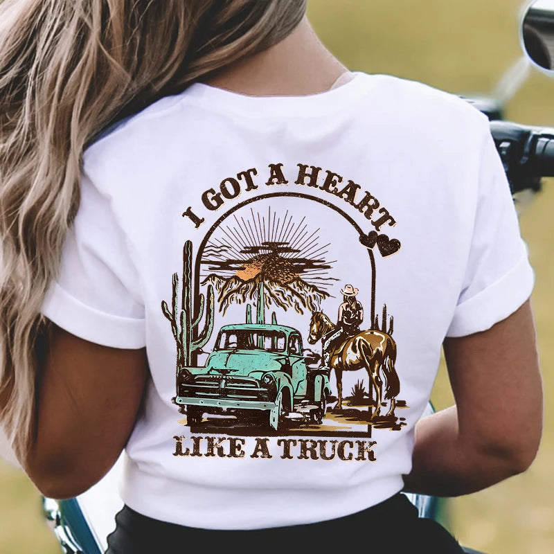 Truck Heart Women T-shirt